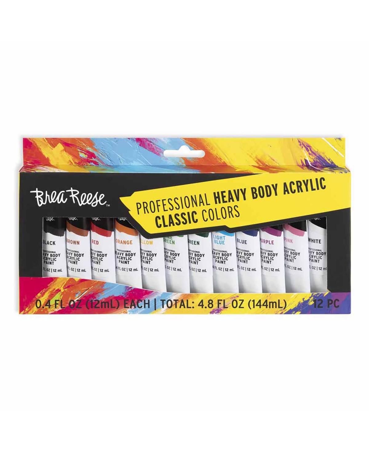 Professional Heavy Body Acrylics: Classic Colors - 12ct