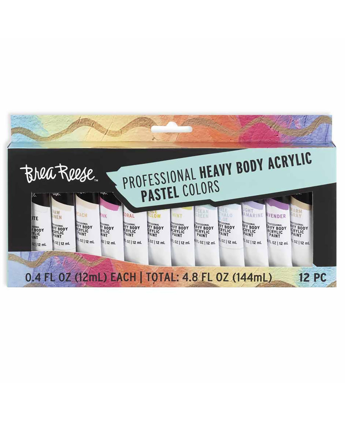 Professional Heavy Body Acrylics: Pastel - 12ct