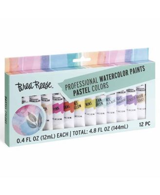 Professional Watercolor Paint Set: Pastels