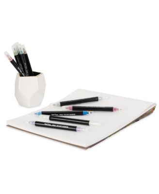 Dual Tip Markers: 12pc - Dot Metallic