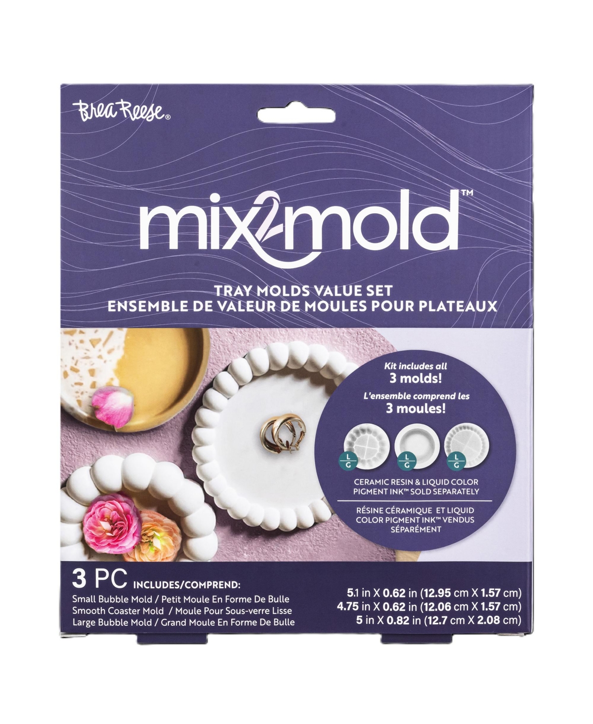 Mix2Mold: Tray Molds Value Set - 3pc