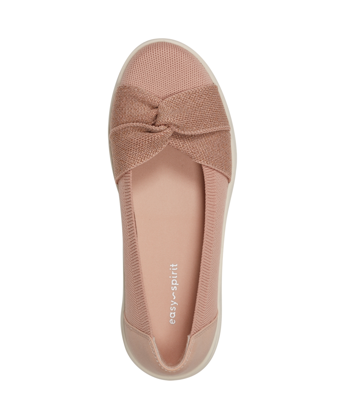 EASY SPIRIT WOMEN'S HEIDY KNIT SLIP-ON FLATS 
