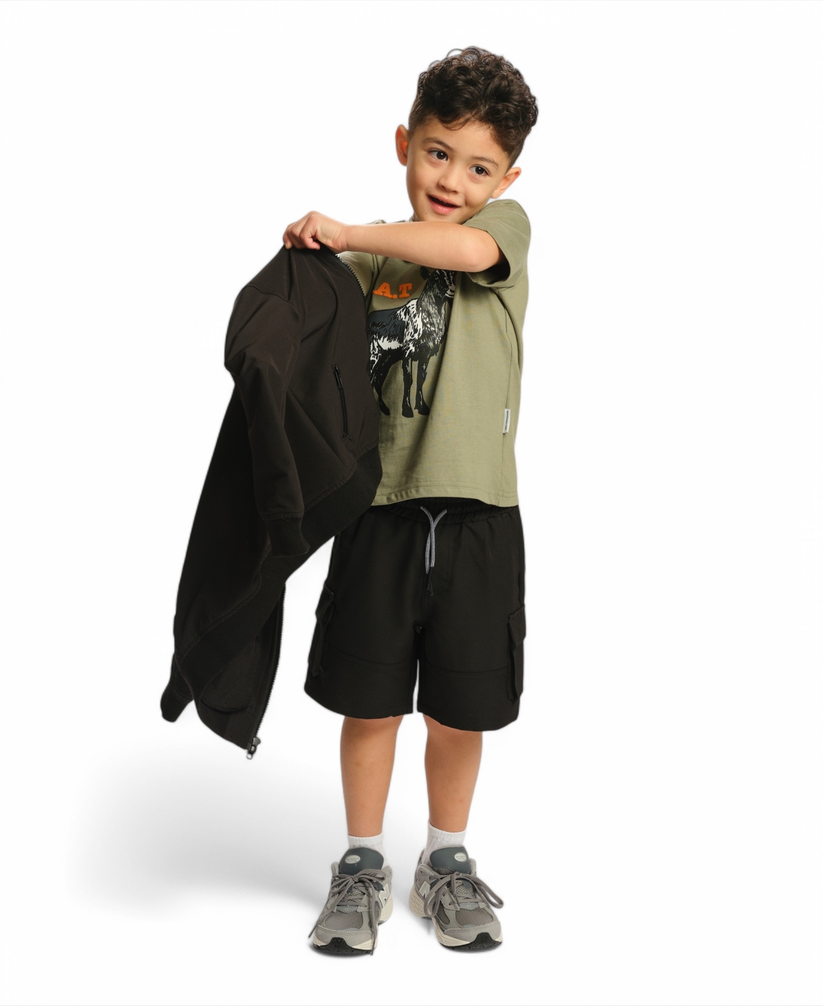 Sovereign Code Toddler Boys 4-way Stretch Varsity Jacket In Black