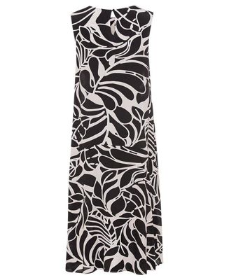 Women's Sleeveless Printed A-Line Dress