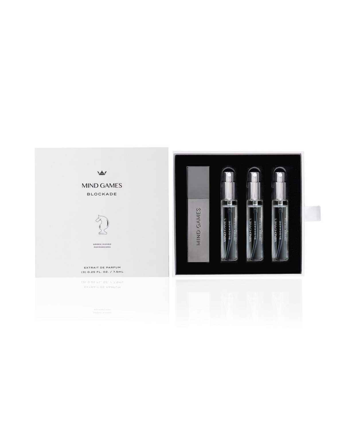 Blockade Travel Trio - Luxury Fragrance for Women & Men - Mini Perfume Set for Travel - Designer Fragrance with Notes of Leather & Spicy Pe