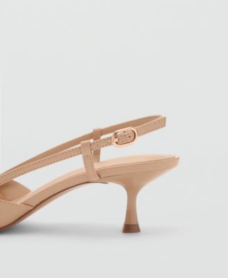 Women's Patent Leather Effect Heeled Shoes