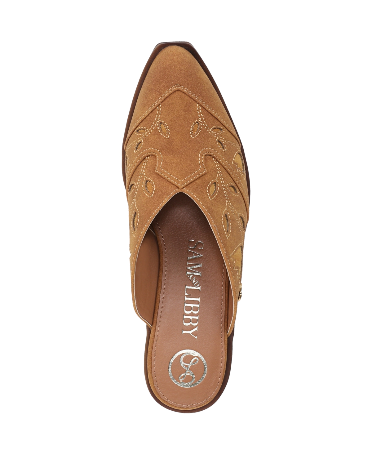 Sam & Libby Women's Floren Western Block Heel Mules