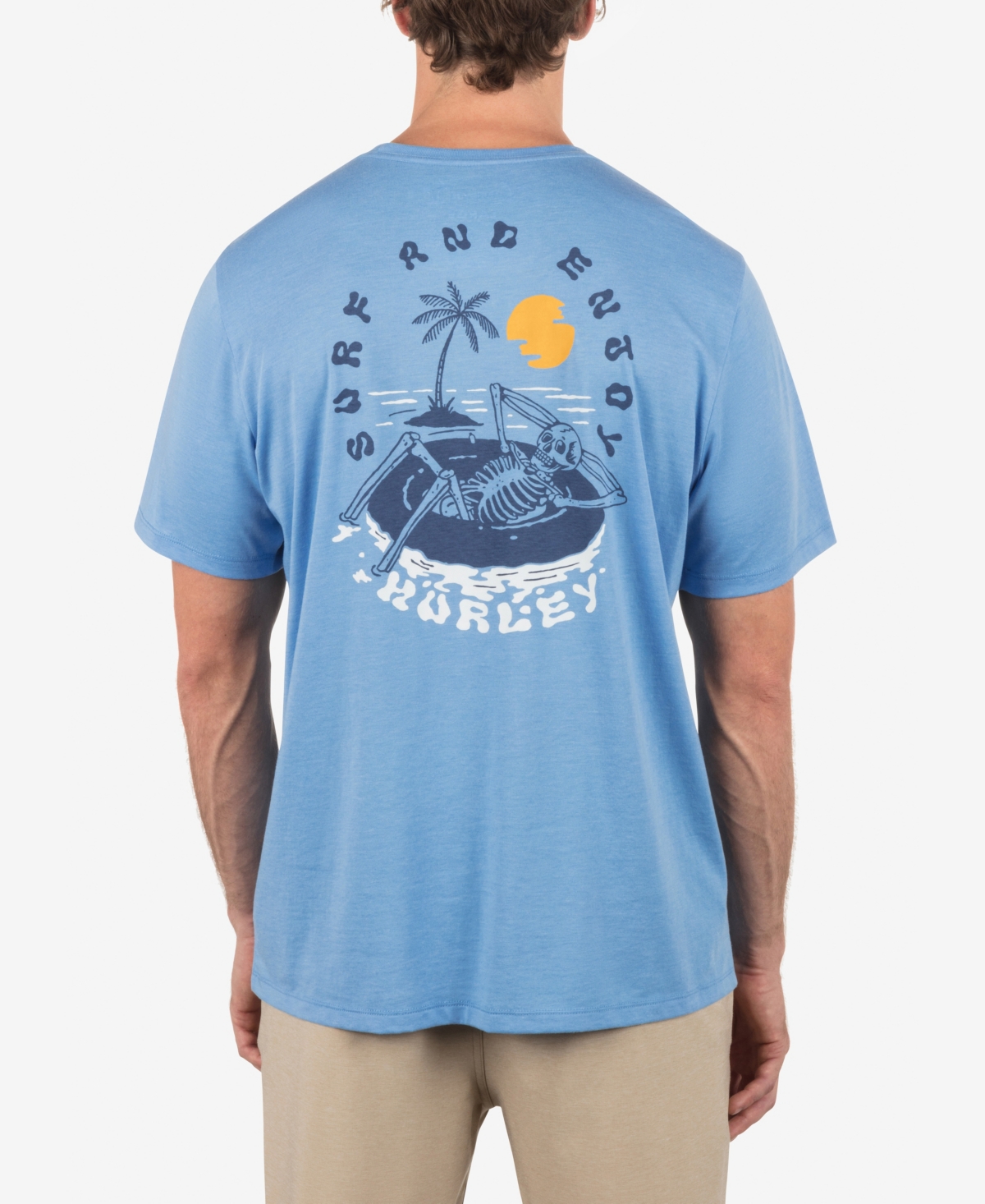 Men's Floatin Short Sleeve T-Shirt - Aquifer heather