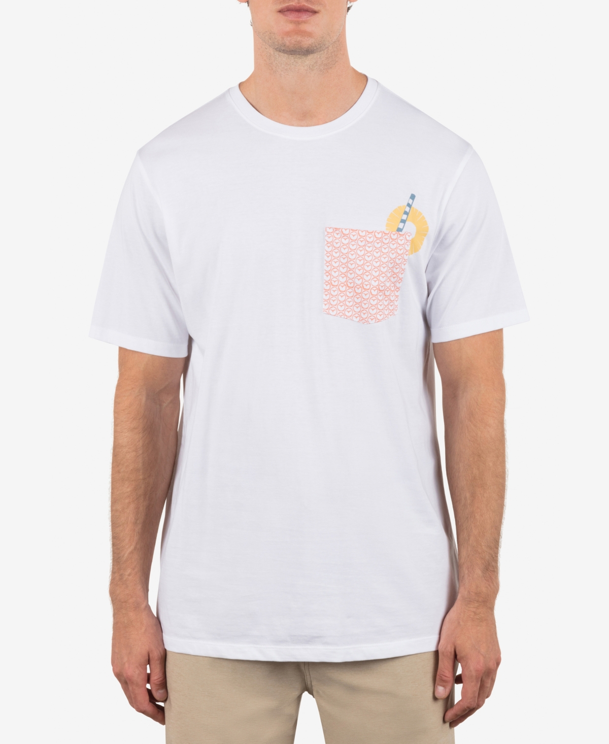 Hurley Men's Pina Express Short Sleeve T-shirt In White