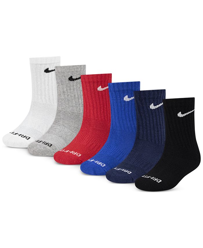6-Pack Nike Kids 5-7 Performance Crew Socks (Various) only .00: eDeal Info