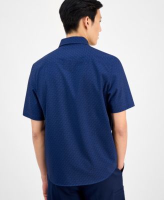 Men's Signature Geo-Pattern Shirt, Exclusively at Macy's