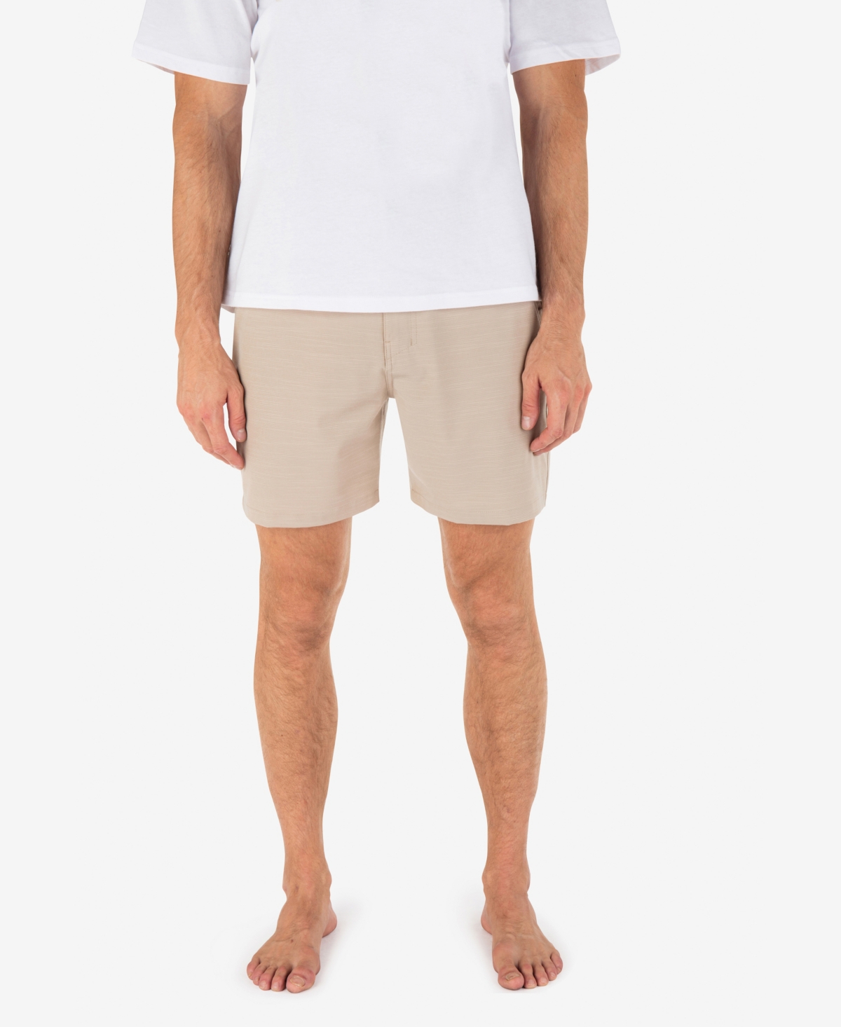 Men's Phantom Slub 3/4 Waistband 18 Shorts - Khaki
