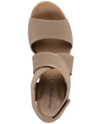 Women's Sicilyy Wedge High Heel Sandals, Exclusively at Macy's