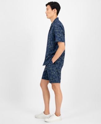 Men's Abstract-Print Shorts, Exclusively at Macy's