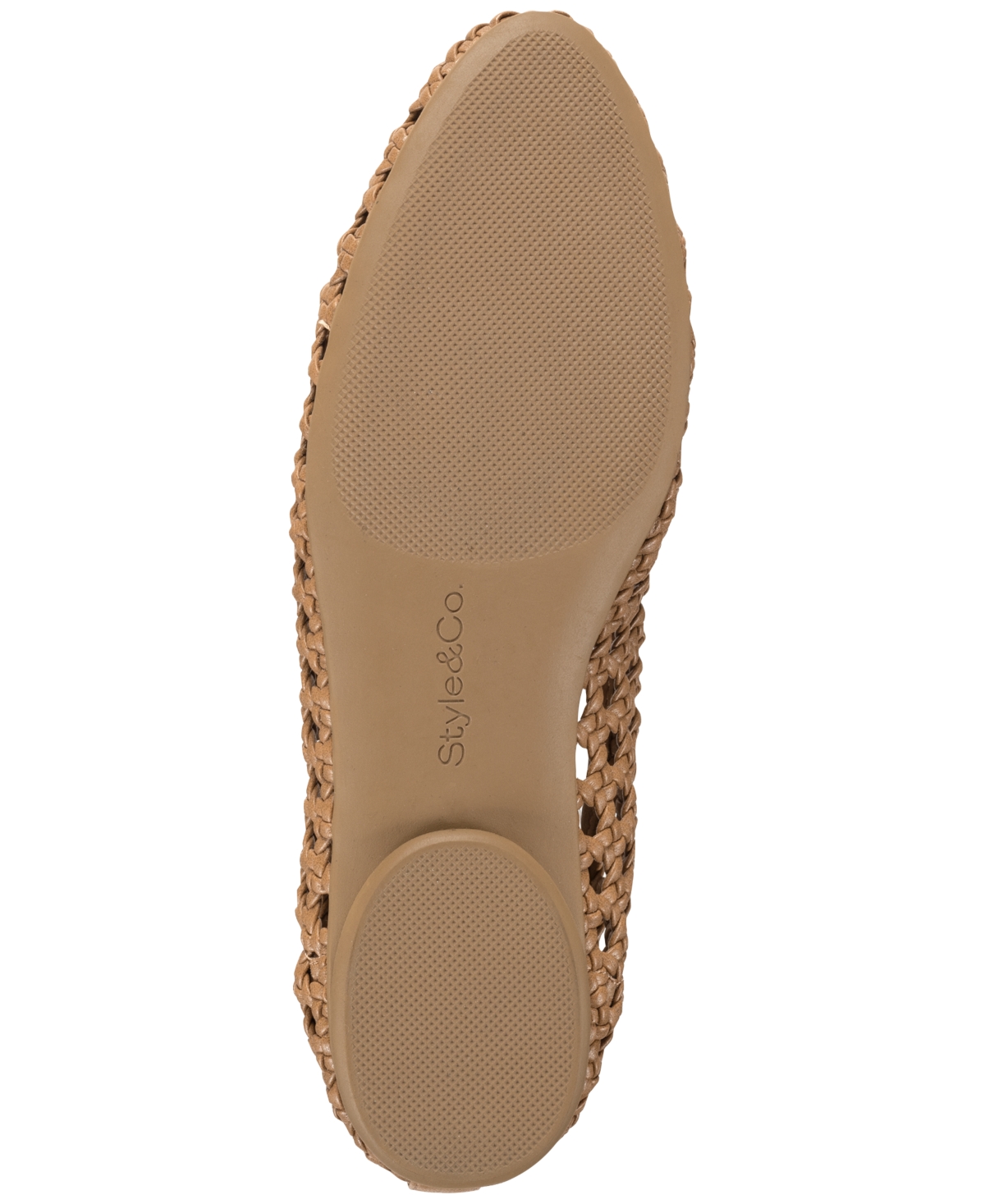 Style & Co Women's Tesss Flat Woven Flats, Exclusively At Macy's In Swt Mpl Wv