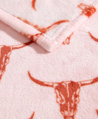 Steer Head Ultra Soft Plush Fleece Blanket, Twin