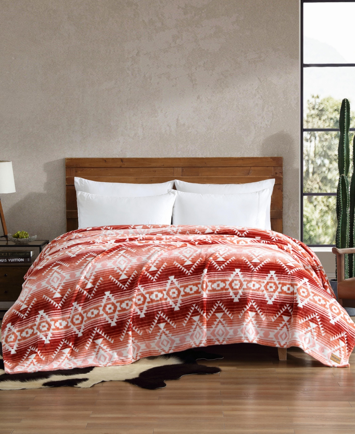 Wrangler Jericho Ultra Soft Plush Fleece Blanket, Twin