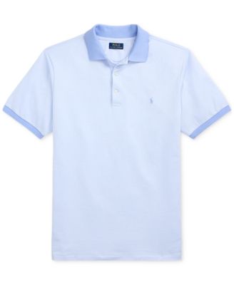 Men's Big & Tall Houndstooth Jersey Polo Shirt