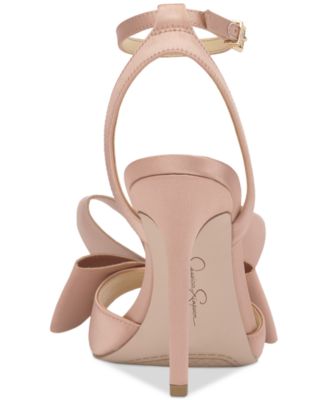 Women's Olivine Bow High-Heel Stiletto Dress Sandals