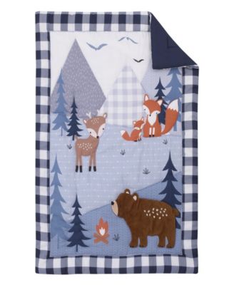 National Park Buffalo Check 3-Pc. Quilt Set, Crib