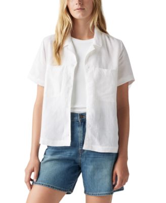 Levi's - Women's Cotton Sonny Short-Sleeve Camp Shirt