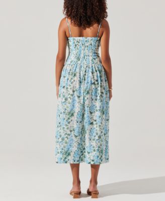 Women's Capria Pleated Midi Dress