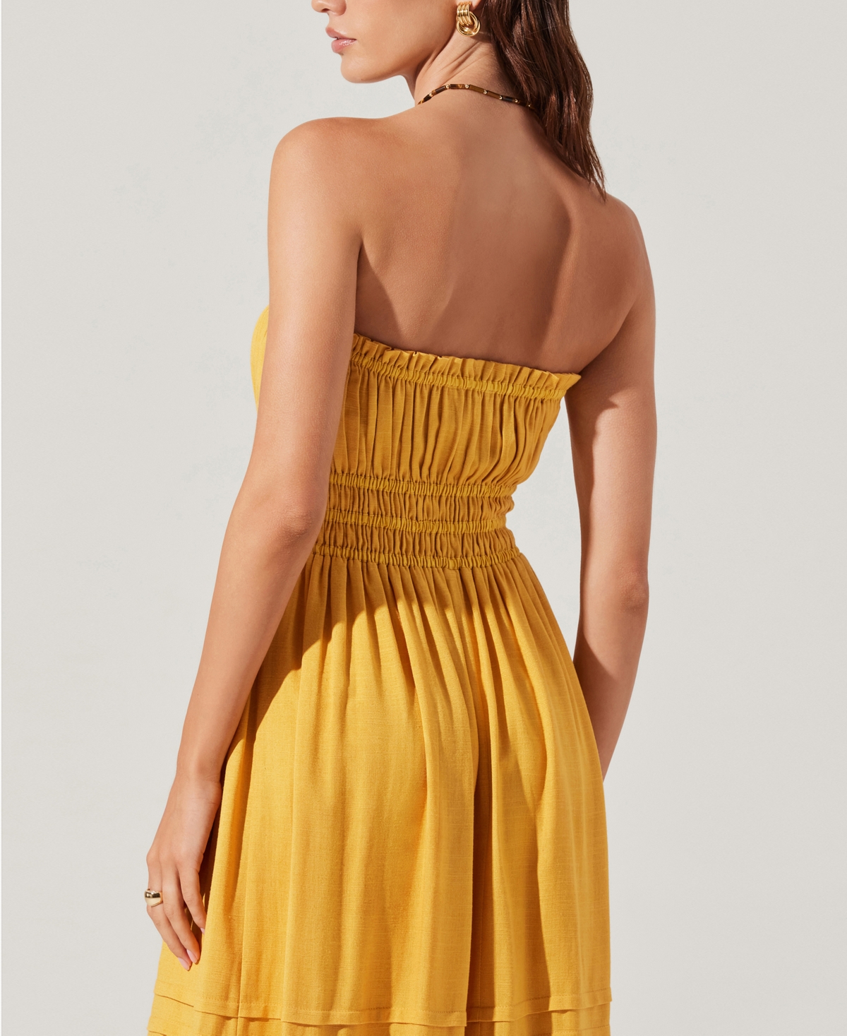 Astr Women's Women's Aubrie Strapless Midi Dress