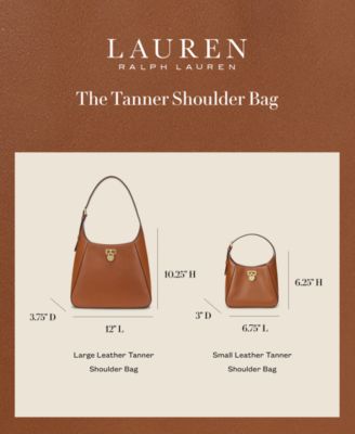 【Lauren Ralph Lauren】Mini Leather Tanner Shoulder Bag♪ Lauren Ralph Lauren Mini Leather Tanner Shoulder Bag - Macy's
