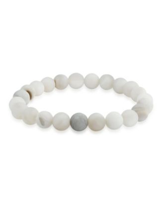 Turquoise Stretch Bracelet Semi Precious Round 8MM Bead Stackable Unisex