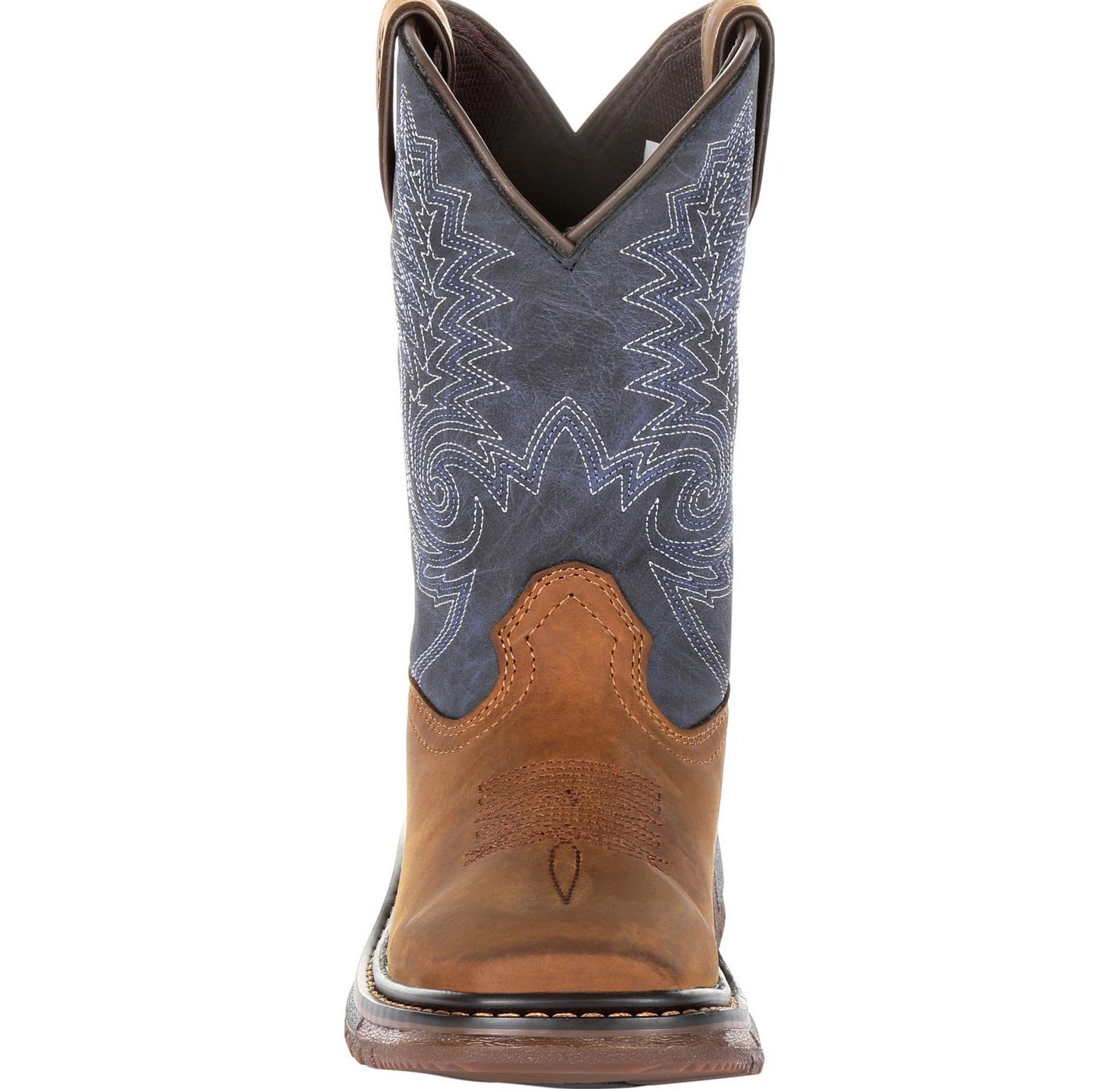 Ботинки ROCKY Ride FLX Western Boot для мальчиков, цвет: Джинсовый коричневый — фото 4
