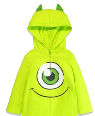 Baby Boys Pixar Mike Wazowski Zip Up Cosplay Coverall