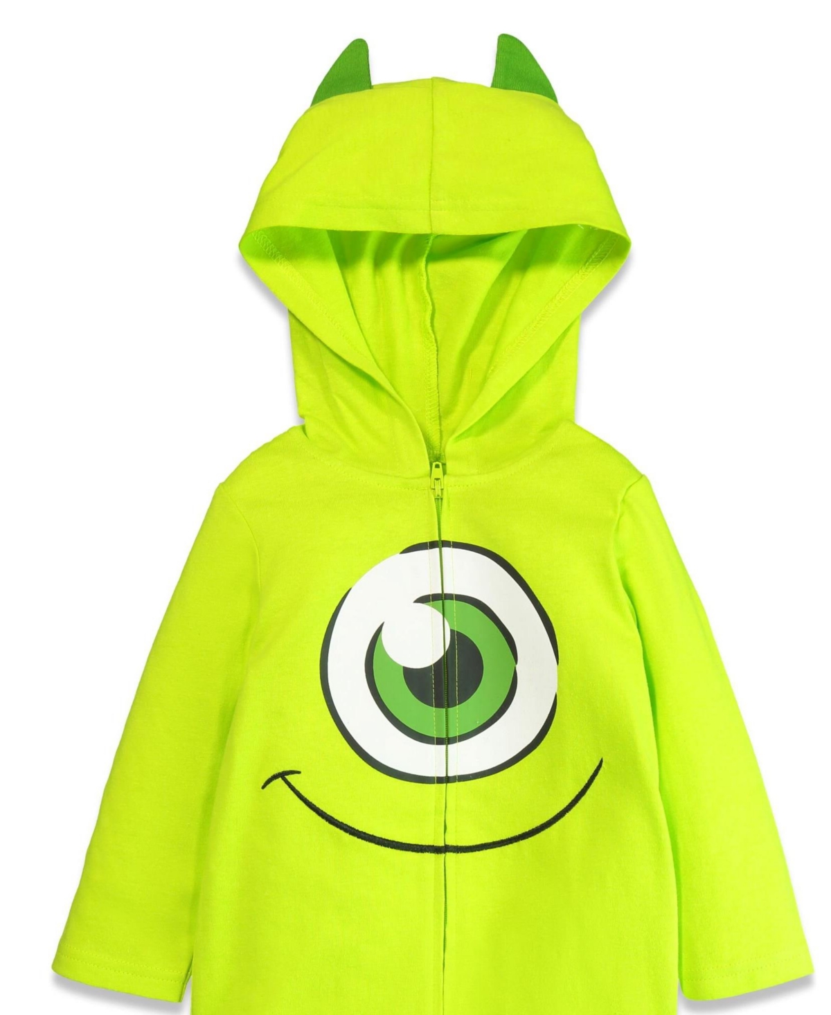 Monsters Inc. Baby Boys Pixar Mike Wazowski Zip Up Cosplay Coverall