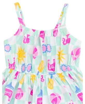 Toddler Girls Square Neck Cami Dress