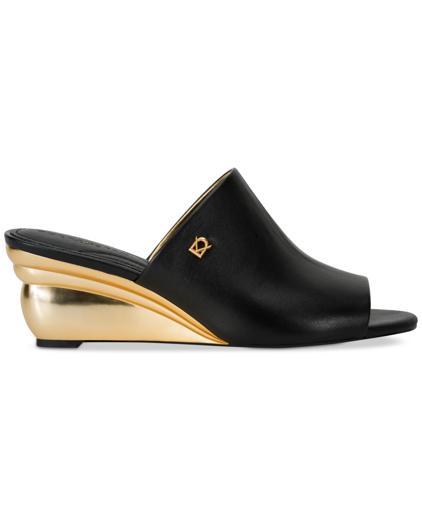 Женские сандалии Donna Karan New York Donna Wedge Mule, цвет: Чёрный — фото 2