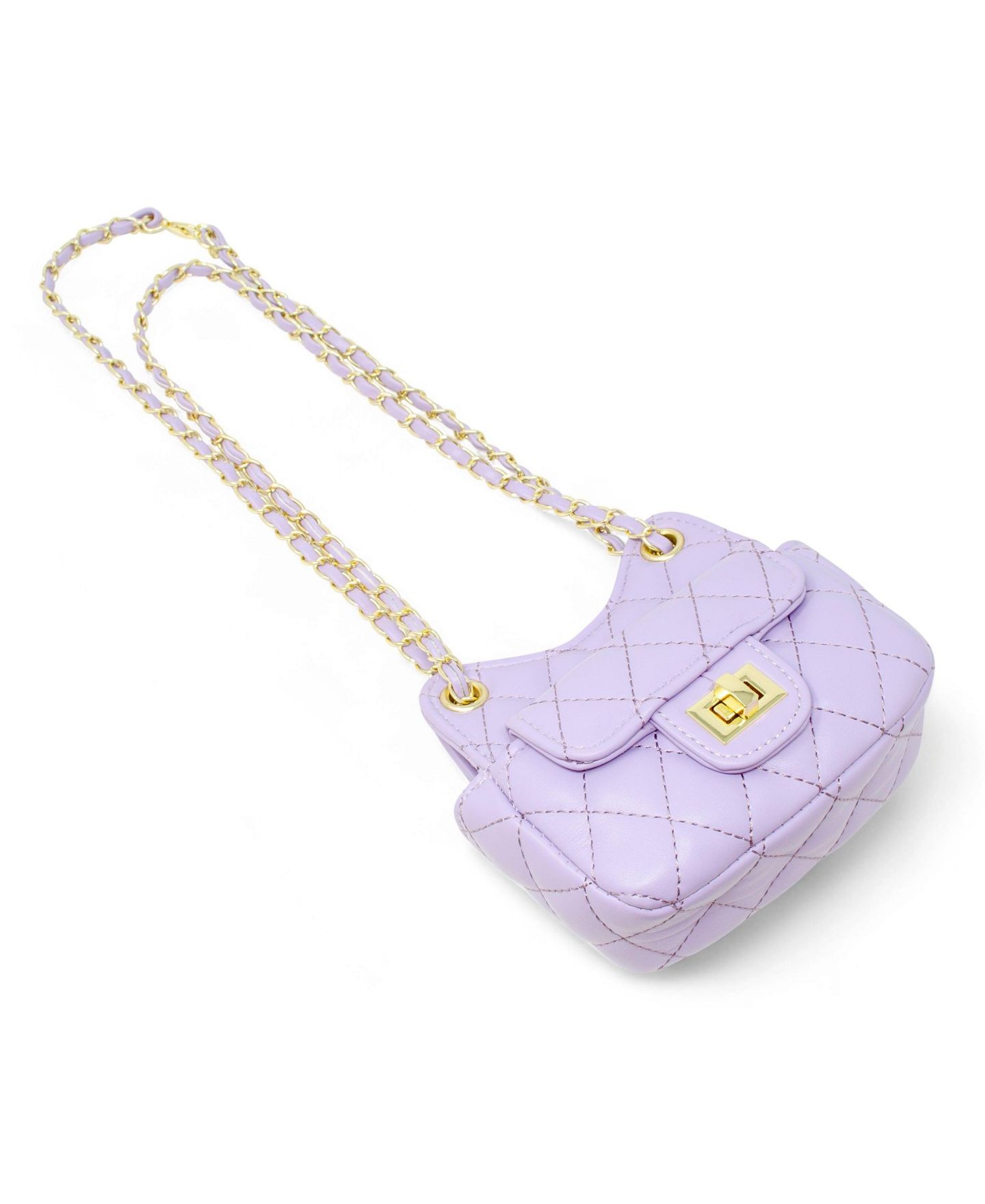 Сумка Tiny Treats + Zomi Gems Tiny Quilted Treasure Purse, Pink для девочек, цвет: Фиолетовый — фото 4