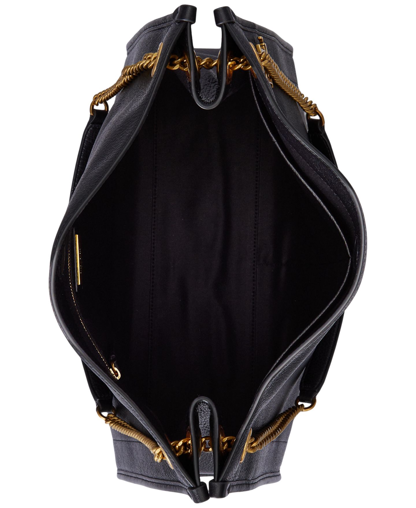 Женская сумка Lauren Ralph Lauren Bradley Large Pebbled Leather, цвет: Чёрный — фото 7