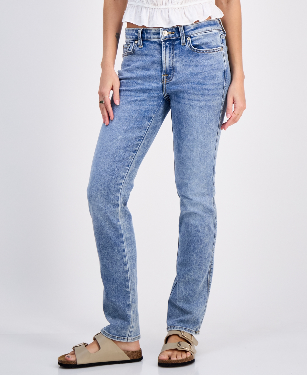 7 For All Mankind Women's Kimmie Straight-leg Jeans