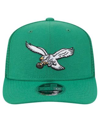 Men's Kelly Green Philadelphia Eagles Main Trucker 9SEVENTY Stretch-Snap Hat