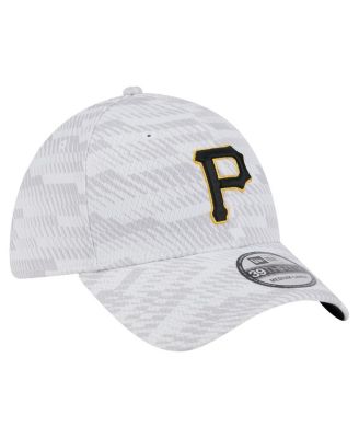 Men's White Pittsburgh Pirates Graded 39THIRTY Stretch Fit Hat