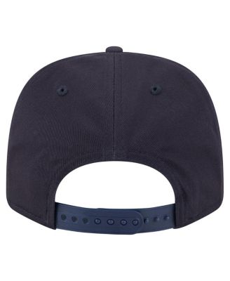 Men's Navy Detroit Tigers Circle Patch 9SEVENTY Stretch-Snap Hat