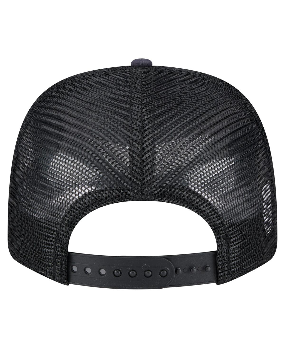 NEW ERA MEN'S NAVY/BLACK GREEN BAY PACKERS ADVENTURE DRINKS PATTERN 9SEVENTY STRETCH-SNAP HAT 