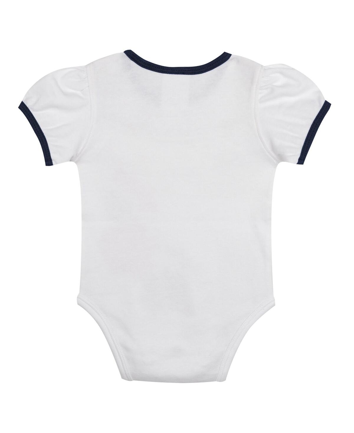 Outerstuff Infant 3-piece White New York Yankees Sweet Catcher Headband And Skirt Set In White