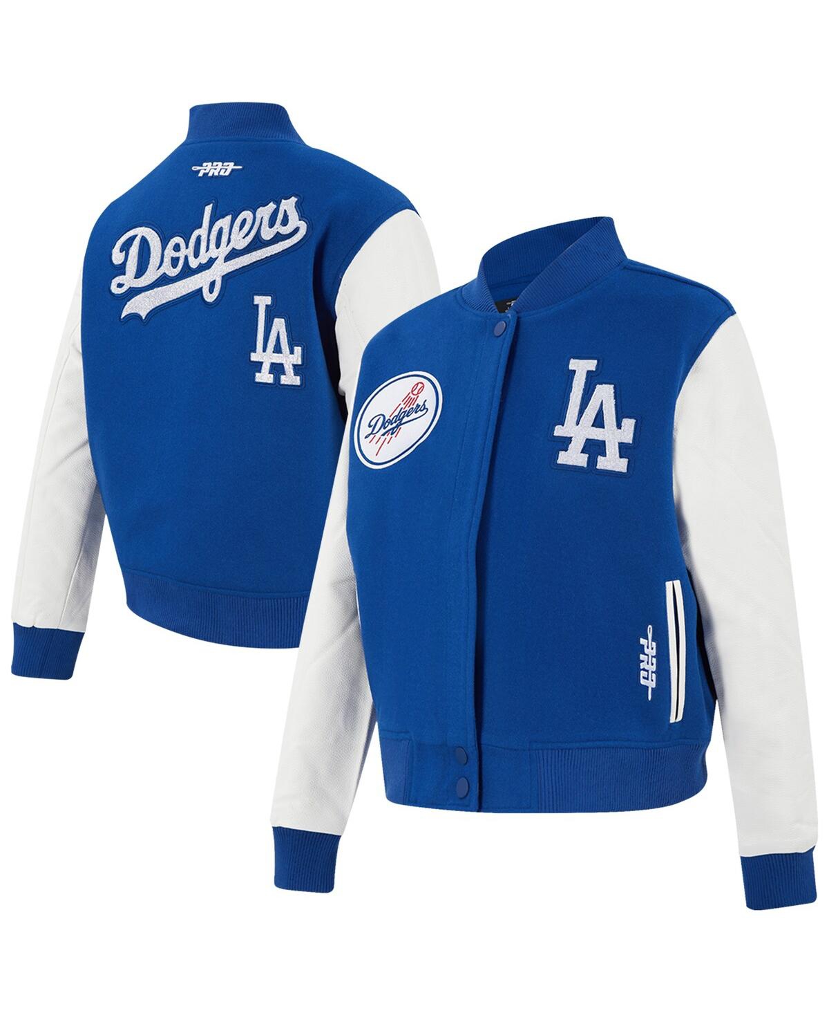 Women'sÂ Royal Los Angeles Dodgers Game Day Classics Wool Full-Zip Varsity Jacket - Royal