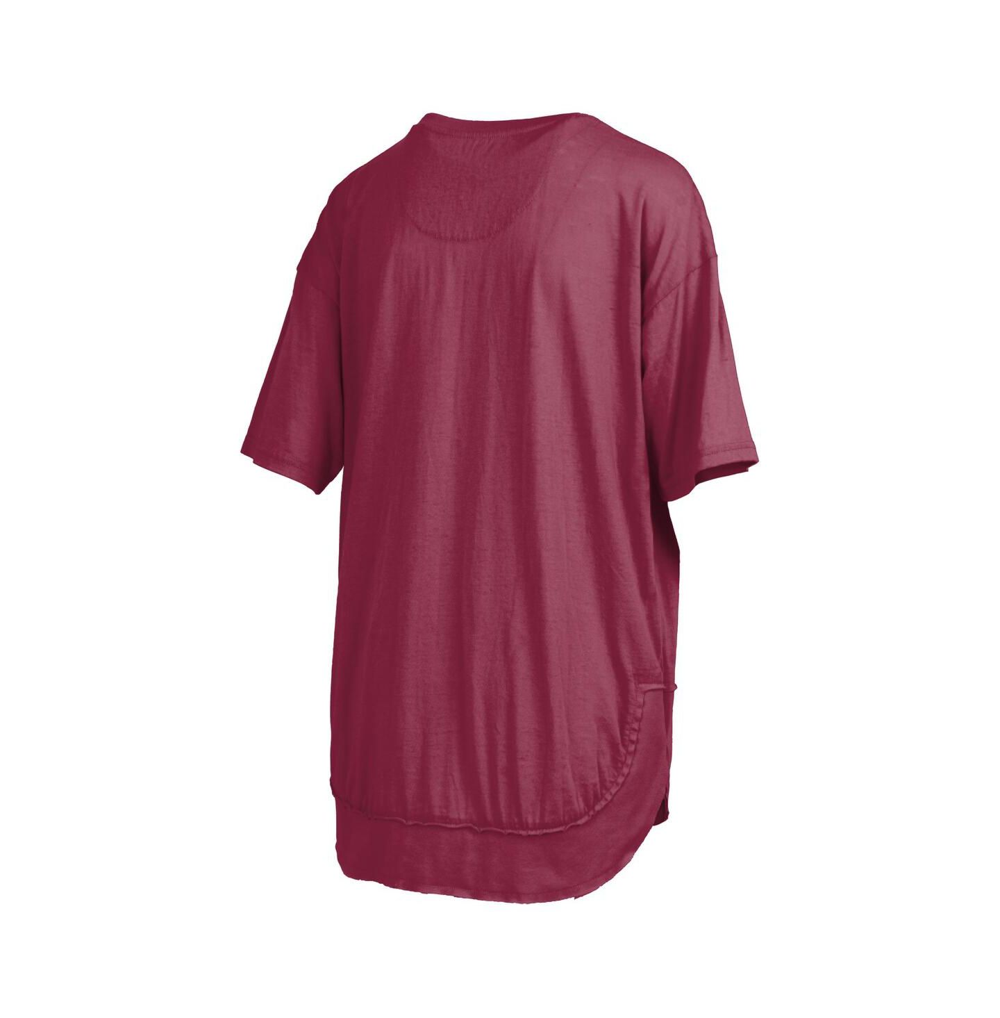Женская футболка Pressbox Garnet South Carolina Gamecocks Poncho — фото 2