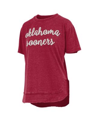 Women's&nbsp;Crimson Oklahoma Sooners Poncho T-Shirt