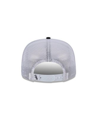 Men's Black Chicago White Sox Team Horizon 9FIFTY A-Frame Trucker Snapback Hat