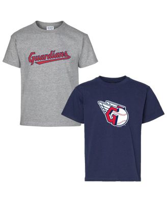 Soft As A Grape - Youth Navy/Gray Cleveland Guardians Two-Pack T-Shirt Set
