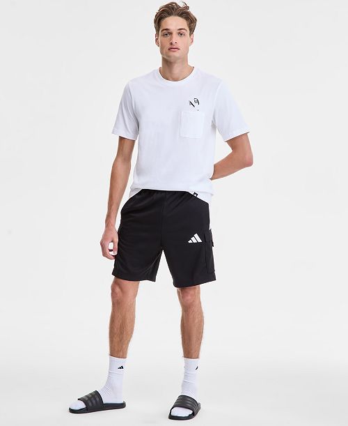 alfani adidas Men's Three-Stripes Tiro 9" Cargo Shorts Men's Fashion & Accessories