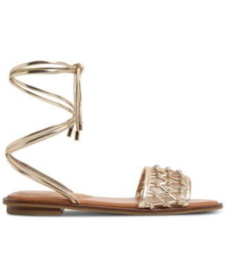 Women's Seazen Lace-Up Ankle-Tie Flat Sandals