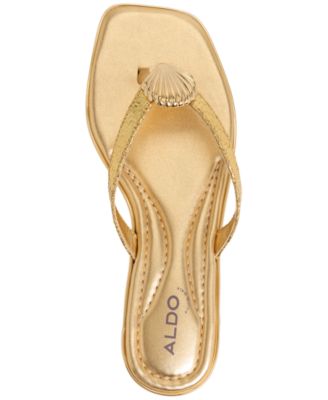 Women's Conchiglia Seashell Flat Thong Sandals